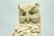 Large Vintage Italian Carved Alabaster Owl Figurine, Image 8