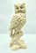 Large Vintage Italian Carved Alabaster Owl Figurine 9
