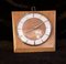 Reloj de pared alemán vintage con carcasa de teca de Diehl, años 60, Imagen 1