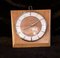 Vintage German Wall Clock with a Teak Housing by Diehl, 1960s 1