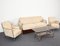 Mid-Century Bauhaus Style Sofa & Armchairs attributed to József Perestegi, Hungary, 1960s, Set of 3 1