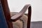 Mid-Century Art Deco Mahogany Armchairs attributed to Gyula Kaesz Hungary, 1940s, Set of 2, Image 14