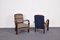 Mid-Century Art Deco Mahogany Armchairs attributed to Gyula Kaesz Hungary, 1940s, Set of 2, Image 6