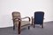 Mid-Century Art Deco Mahogany Armchairs attributed to Gyula Kaesz Hungary, 1940s, Set of 2, Image 11