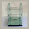 Curved Green Glass Bar Cart by Fiam, Italy, 1980s, Image 4