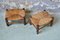 Small Rustic Stools, Set of 2, Image 4