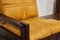 Mid-Century Brutalist Suede Lounge Chairs & Coffee Table by Carl Straub, Germany, 1970s, Set of 3 21