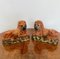Victorian Staffordshire Lions, 1880s, Set of 2 5
