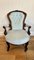 Victorian Carved Walnut Armchair, 1860s 1