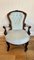 Victorian Carved Walnut Armchair, 1860s, Image 1