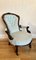 Victorian Carved Walnut Armchair, 1860s, Image 2