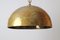 Scandinavian Brass Pendant Lamp with Grain Rods from Holm Sørensen & Co, 1960s, Image 3