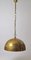 Scandinavian Brass Pendant Lamp with Grain Rods from Holm Sørensen & Co, 1960s, Image 1