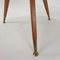 Table Basse ou d'Appoint en Bois avec Pieds en Laiton, Italie, 1960s 18