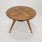 Italian Wooden Coffee or Side Table with Brass Feet, 1960s, Image 8