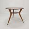 Table Basse ou d'Appoint en Bois avec Pieds en Laiton, Italie, 1960s 9