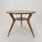 Italian Wooden Coffee or Side Table with Brass Feet, 1960s, Image 10