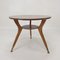 Table Basse ou d'Appoint en Bois avec Pieds en Laiton, Italie, 1960s 10