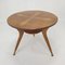 Table Basse ou d'Appoint en Bois avec Pieds en Laiton, Italie, 1960s 6