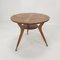 Table Basse ou d'Appoint en Bois avec Pieds en Laiton, Italie, 1960s 3