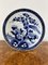 Japanischer Blauweißer Imari Teller, 1900er 1
