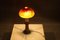 Lampada da tavolo vintage in vetro opalino di Giulio Radi, anni '70, Immagine 11