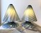 Italian Blue Spiral Murano Glass Lamps from La Murrina, 1970s, Set of 2, Image 4