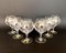 Fleurie Series Cognac Glasses from Nachtmann, Germany, 198s0, Set of 6, Image 1