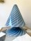 Italian Blue Spiral Murano Glass Lamp by La Murrina, 1970s 1