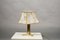 Vintage Hollywood Regency Golden Lamp with Psychedelic Shade, 1970s, Image 3