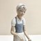 Vintage Porcelain Statuette of Peasant Girl with Turkey by Casades, Spain, 1980s 5