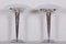Mid-Century Tischlampen aus Verchromtem Stahl & Milchglas, Deutschland, 1950er, 2er Set 2