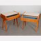 Tables de Chevet Vintage en Bois et Formica, 1970s, Set de 2 3