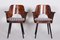 Mid-Century Beech Armchairs by Oswald Heardtl, Czechia, 1950s, Set of 4 1