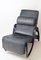 Sinus Lying Leather Black Chair from Westnofa, 1970s, Image 2