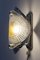 Lámpara de pared de cristal de Murano con hoja cromada de Made Murano, años 50, Imagen 25