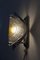 Lámpara de pared de cristal de Murano con hoja cromada de Made Murano, años 50, Imagen 26