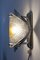 Murano Glass Wall Lamp in Chrome Sheet from Made Murano Glass, 1950s 22
