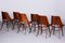 Mid-Century Beech Chairs attributed to Oswald Haerdtl, Czechia, 1950s, Set of 6 4