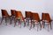 Mid-Century Beech Chairs attributed to Oswald Haerdtl, Czechia, 1950s, Set of 6, Image 4