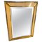 Mid-Century Modern Chrome and Brass Italian Wall Mirror, 1970s, Image 1