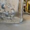 Space Age Italian Transparent Glass Oval Bubble Vase, 1970s 9