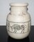 Mid-Century Studio Ceramic Vase with Animal Designs by Jacques Blin, 1950s 3