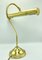 Bankers Desk Lamp in Brass, 1970s, Image 6