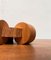 Vintage Brutalist Danish Wooden Candleholder 7