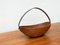 Mid-Century Wood and Brass Bowl in the style of Auböck, 1950s 21