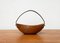 Mid-Century Wood and Brass Bowl in the style of Auböck, 1950s 23