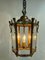 Antique Empire Style Bronze Lantern Pendant Lamp, 1900s 6
