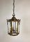 Antique Empire Style Bronze Lantern Pendant Lamp, 1900s 3