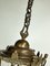 Antique Empire Style Bronze Lantern Pendant Lamp, 1900s, Image 18